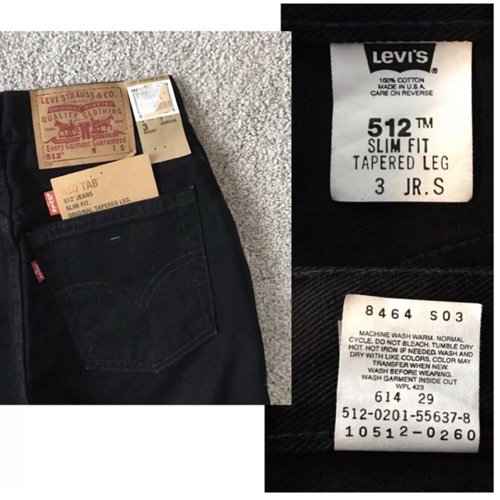 NEW Vintage Levi’s 512 3 JR Short
